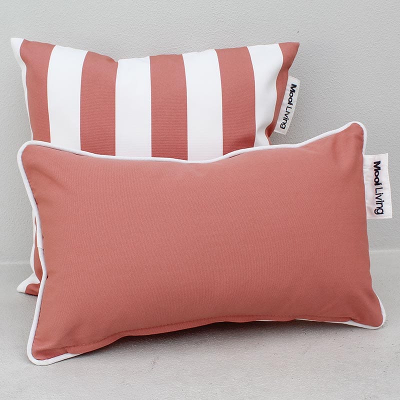 Blush Stripe Outdoor Cushion - Olefin