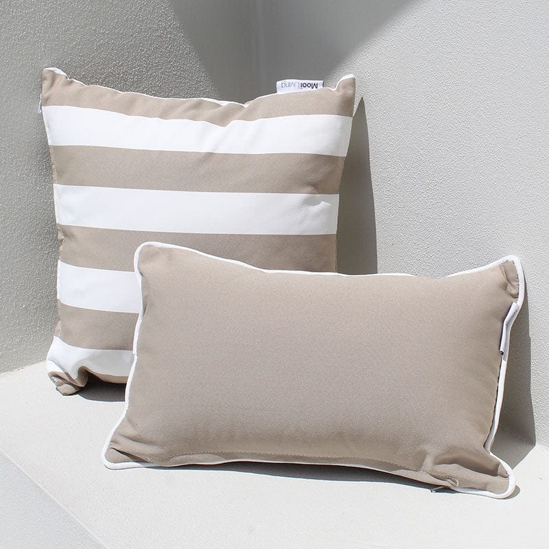 Classic Taupe Outdoor Cushions Olefin by Mooi Living