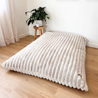 Large champagne Cloud Bean Bag lounger 140x180cm oversized indoor bean bag