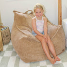 Mini Mooi Cord Bean Bag Chair  indoor bean bag by Mooi Living– low-profile, lightweight set made for relaxed, stylish lounging