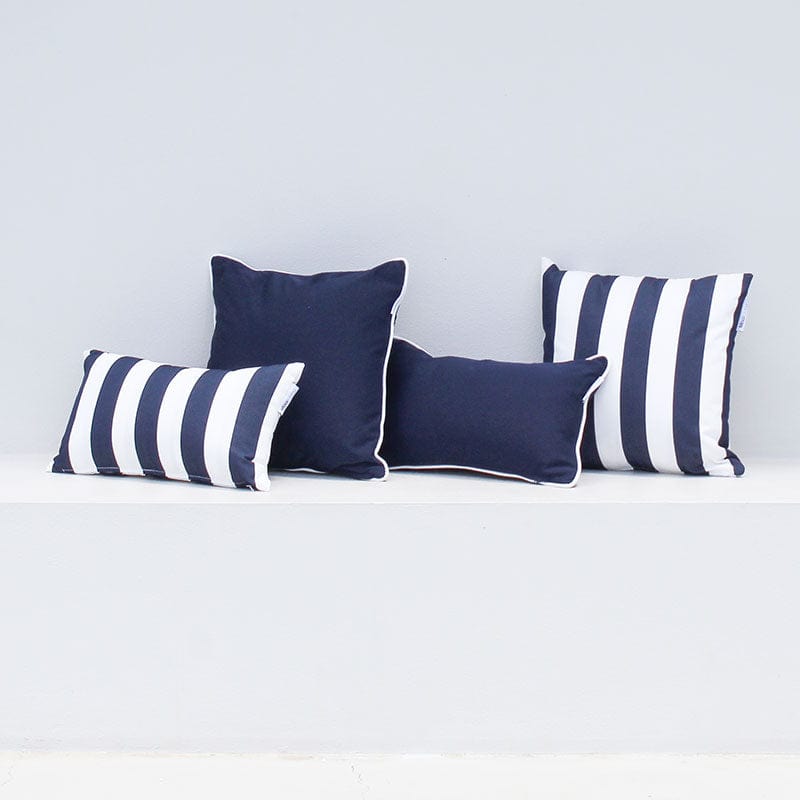 Resort Style Outdoor Cushions in Navy by Mooi Living