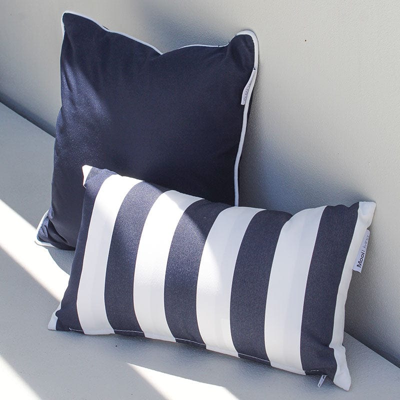 Resort Style Outdoor Cushions in Navy by Mooi Living
