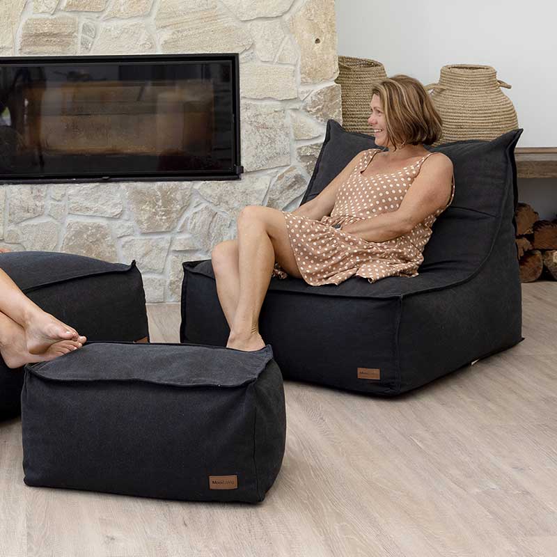 Boss Bean Bag Chair  indoor Bean Bag by Mooi Living– Casual Comfort in a Modern Design