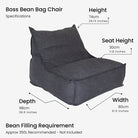 Boss Bean Bag Specifications