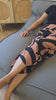 Video of a woman lounging on a Cotton Double Boss indoor bean bag by Mooi Living in Mocha