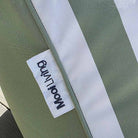 Sage Green - Cójelo Stripe Bean Bag – Resort-Style Outdoor Sunlounger