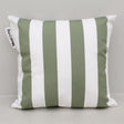 Sage Green Stripe Outdoor Cushion - Olefin