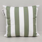 Sage Green Stripe Outdoor Cushion - Olefin outdoor bean bag by Mooi Living