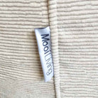 Mink - Round Corduroy Ottoman indoor bean bag – a stylish modern accent for any living space