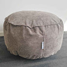 Nutmeg - Round Corduroy Ottoman indoor bean bag – a stylish modern accent for any living space