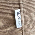 Nutmeg - Round Corduroy Ottoman indoor bean bag – a stylish modern accent for any living space