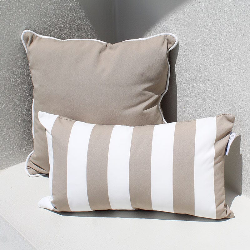 Classic Taupe Outdoor Cushions Olefin by Mooi Living