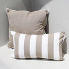 Classic Taupe Outdoor Cushions Olefin outdoor Bean Bag by Mooi Living 