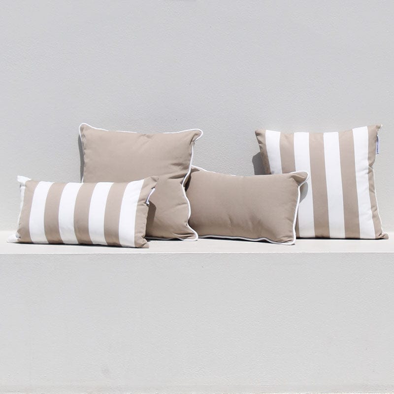 Classic Taupe Outdoor Cushions Olefin by Mooi Living
